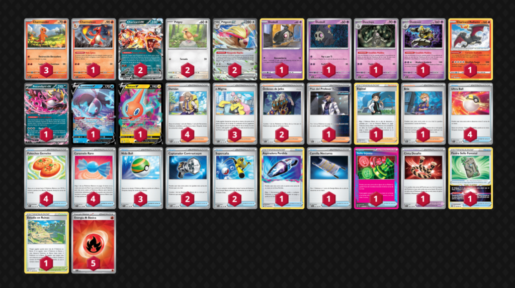 mazo charizard segundo mejor mazo pokemon enero 2025 UnJuegoDeMesa.com