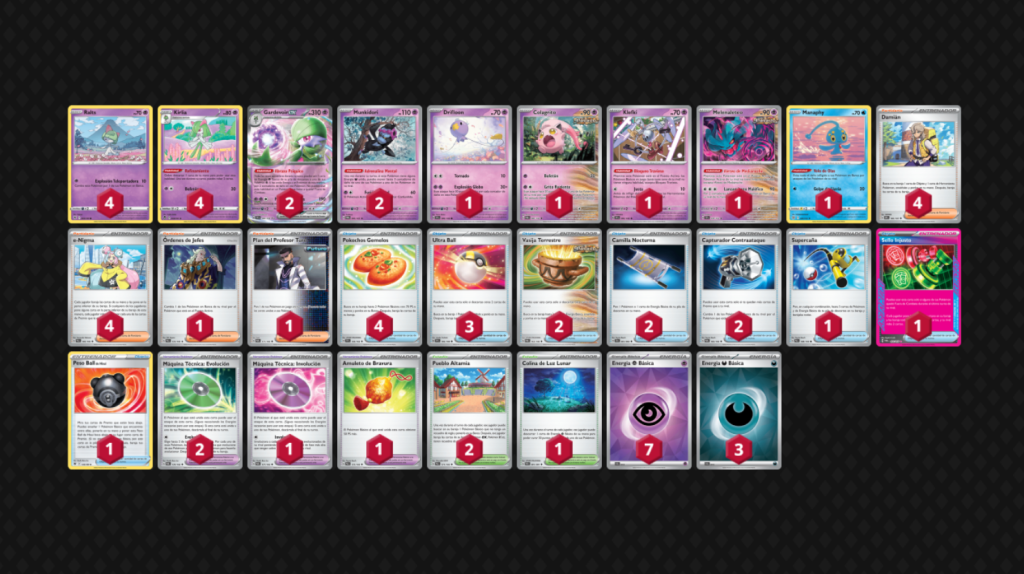 mazo gardevoir sexto mejor mazo pokemon enero 2025 UnJuegoDeMesa.com