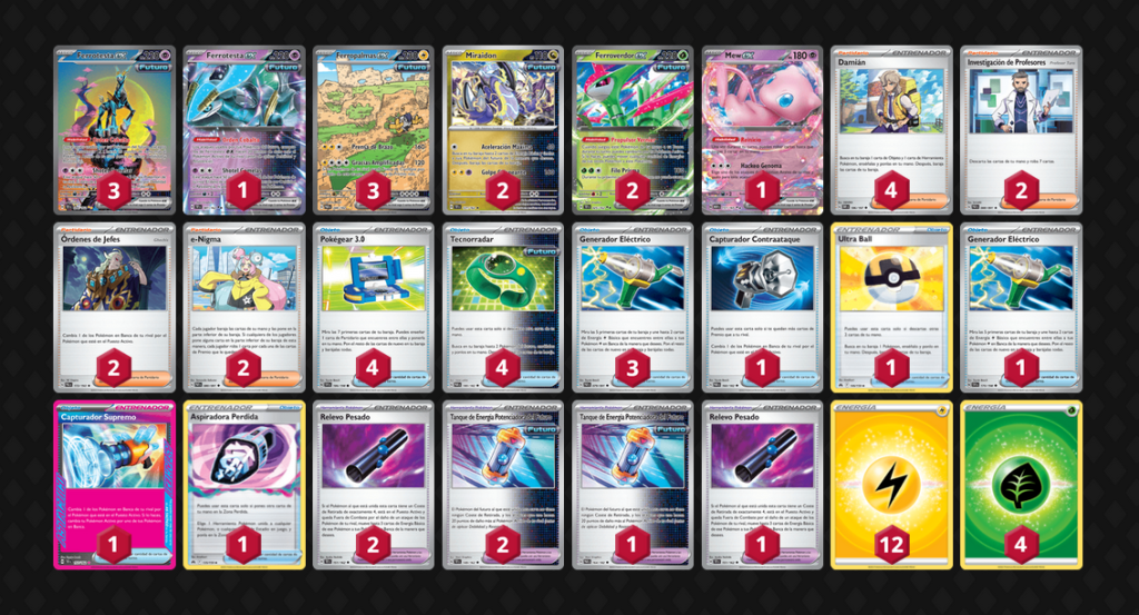 mazo ferropalmas ferroverdor future box deck templo de sinnoh UnJuegoDeMesa.com